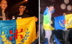Ali Amrane et Tako évacuent deux militants pourchassés par la police pour détention du drapeau kabyle