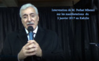 Appel vidéo du Président de l'Anavad à faire barrage à toute tentative de récupération des manifestations