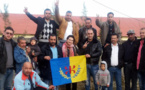 La Présidente de la Coordination MAK de l'Ouest Rachida ider à Tiquvaɛin à la rencontre des militants