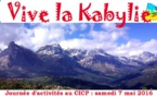 L'ONG Tamazgha organnise une Journée d’activités "La Kabylie en débat" à Paris ce samedi 7 mai 2016