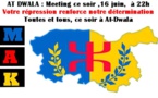 URGENT / Meeting du MAK ce soir à At-Dwala : le Mouvement souverainiste appelle à la mobilisation générale
