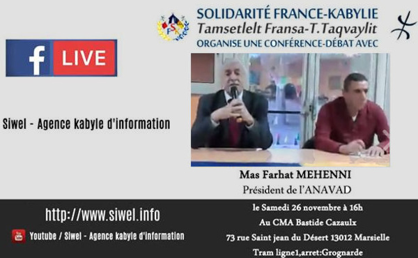 Direct - Le Président de l'Anavad en conférence-débat à Marseille