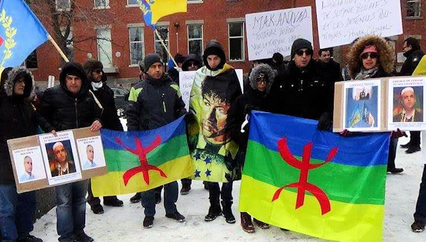 Rassemblement du 10 décembre 2016 à Montreal en présence du Ministère kabyle des Droits humains