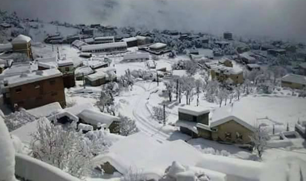 Les paysages kabyles couverts de neige (les premières photos)