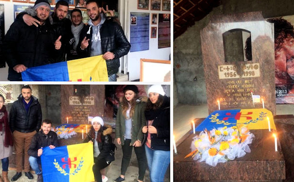 61e anniversaire de la naissance de Matoub Lounes : les militants indépendantistes kabyles à Tawrirt n Musa
