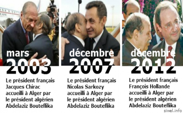 Bouteflika accueillera Hollande les 19 et 20 décembre prochain