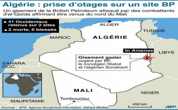 Algérie : la base "ultra sécurisée" de In Amenas toujours occupée par les terroristes