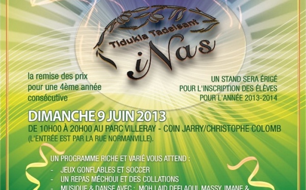 Montréal: fête de fin d'année de l'école de tamazight INAS