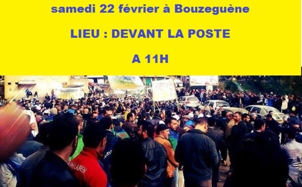 Bouzeguène: Le MAK appelle à un meeting populaire le samedi 22 février à 11h