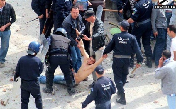 Passé à tabac par la police algérienne le 20 avril dernier : le jeune kabyle est hors de danger