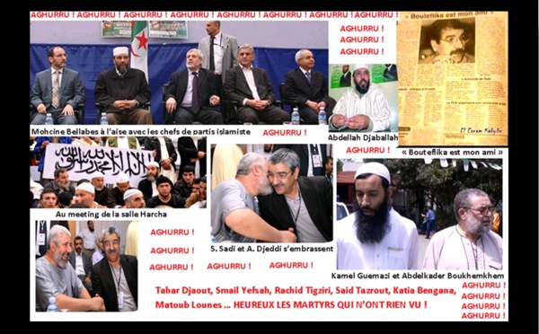 Après le pouvoir algérien et les islamistes « modérés », le RCD offre sa « caution démocratique » aux terroristes du FIS