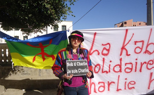 Kabylie : Rassemblement de solidarité avec Charlie Hebdo