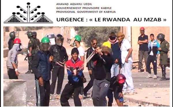 Ghardaia / L'Anavad dénonce le "Rwanda au Mzab"
