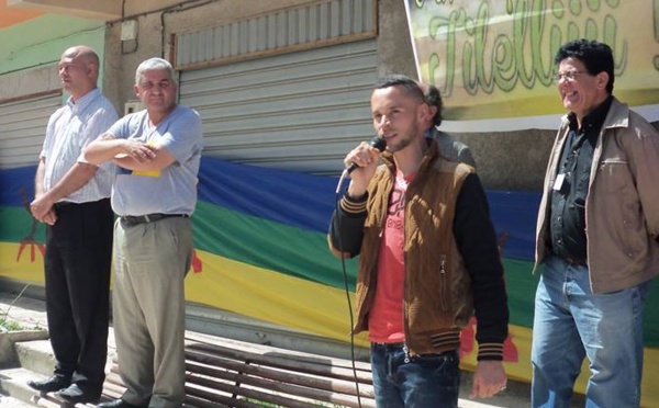 Adel Ait-Ouares, militant du MAK arrêté à Tizi-Ouzou en plein affichage de l'appel à la marche de Yennayer