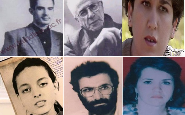 Benaï Ouali, Nabila Djahnine, Katia Benguana, Achour Belghezli, Dalila Drideche et Mouloud  Mammeri, 6 kabyles tués au courant du mois de Fevrier