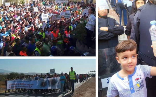 Marche des citoyens à Raffour : « Nous avons droit à une vie digne »