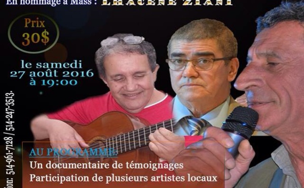 Hommage de la communauté Kabyle du Québec à Mas Lhacene Ziani